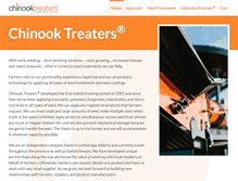 Tablet Screenshot of chinooktreaters.com